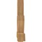 Ekena Millwork Kennewick Rough Sawn Timber Gable Bracket, Western Red Cedar, 60"W x 38"H x 6"D x 6"F, 15/12 Pitch GBW060X38X0606KEN00RWR - alternate 3